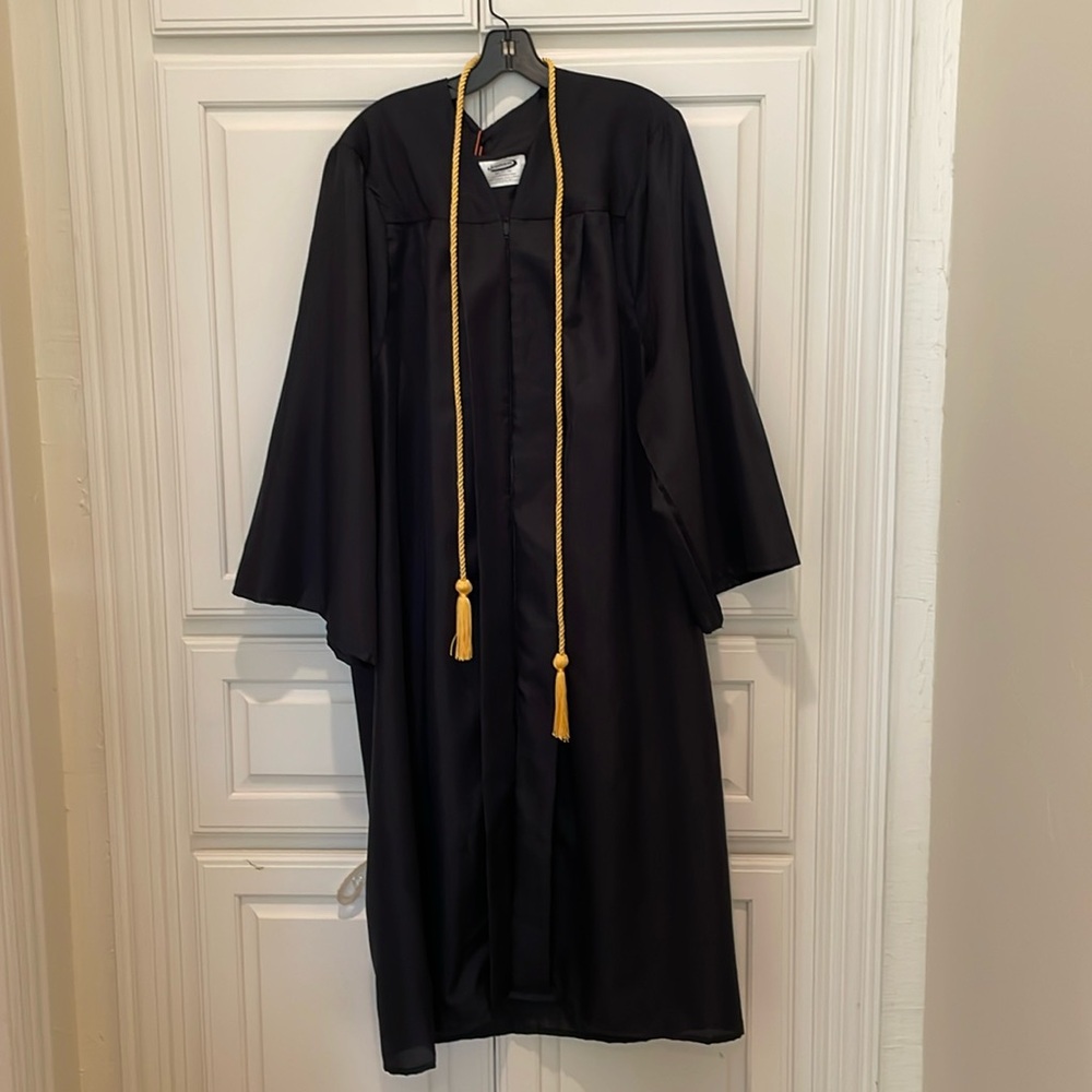 Jostens graduation cap and gown